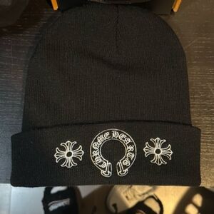 Chrome Hearts Black Beanie